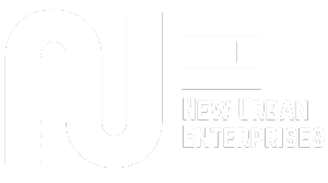 New Urban Enterprises White Logo